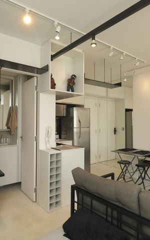 Apartamento para alugar com 28m², 1 quarto e 1 vagaStudio