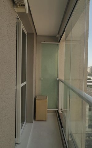 Apartamento para alugar com 28m², 1 quarto e 1 vagaVaranda