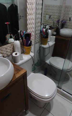 Apartamento à venda com 79m², 2 quartos e 1 vagaBanheiro social
