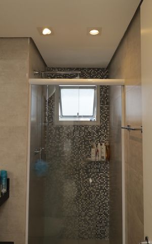 Apartamento para alugar com 55m², 2 quartos e 1 vagaBanheiro da Suíte