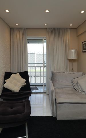 Apartamento para alugar com 55m², 2 quartos e 1 vagaSala