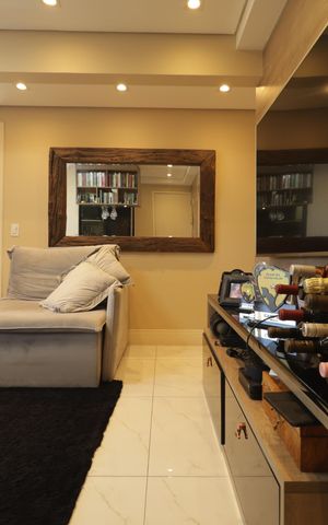 Apartamento para alugar com 55m², 2 quartos e 1 vagaSala