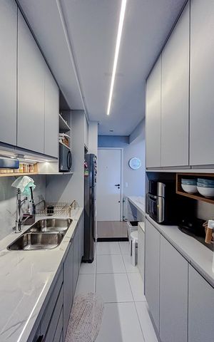 Apartamento à venda com 67m², 2 quartos e 1 vagaCozinha
