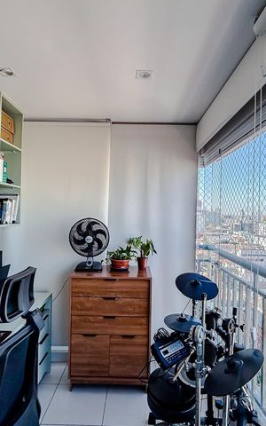 Apartamento à venda com 67m², 2 quartos e 1 vagaVaranda