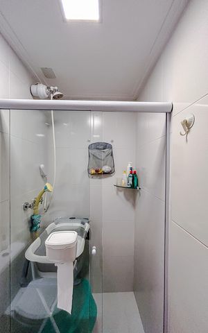 Apartamento à venda com 67m², 2 quartos e 1 vagaBanheiro