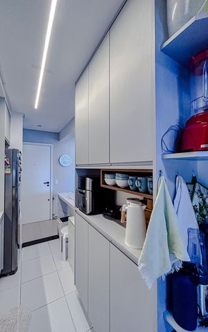 Apartamento à venda com 67m², 2 quartos e 1 vagaCozinha