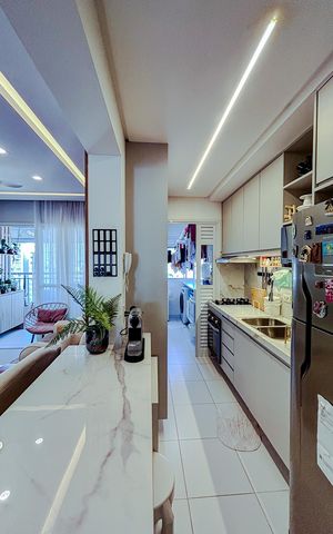 Apartamento à venda com 67m², 2 quartos e 1 vagaCozinha