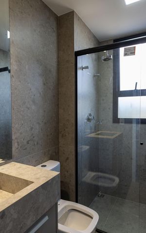 Apartamento para alugar com 66m², 2 quartos e 1 vagaBanheiro da Suíte 1