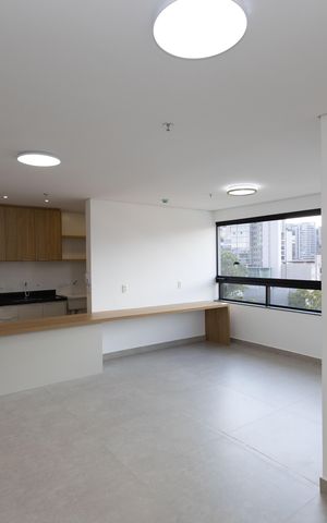 Apartamento para alugar com 43m², 1 quarto e 1 vagaSuíte 1