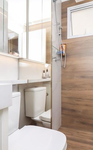 Apartamento à venda com 61m², 2 quartos e 1 vagaBanheiro Social