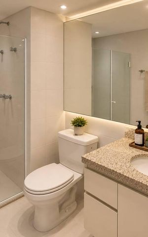 Apartamento à venda com 150m², 3 quartos e 3 vagasBanheiro da suíte 2