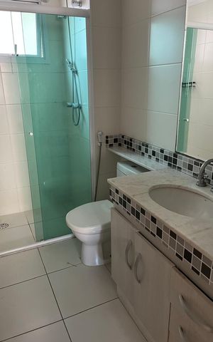 Apartamento à venda com 104m², 2 quartos e 1 vaga Apartamento à venda com 104m², 2 quartos e 1 vagaBanheiro