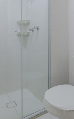 Studio para alugar com 35m², 1 quarto e sem vaga Studio para alugar com 35m², 1 quarto e sem vagaBanheiro