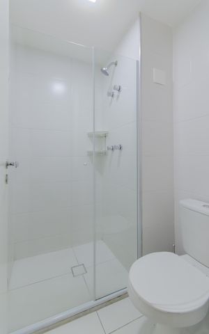 Studio para alugar com 35m², 1 quarto e sem vaga Studio para alugar com 35m², 1 quarto e sem vagaBanheiro