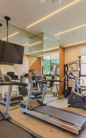 Studio para alugar com 35m², 1 quarto e sem vaga Studio para alugar com 35m², 1 quarto e sem vagaÁrea comum - Academia