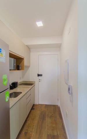 Studio para alugar com 35m², 1 quarto e sem vaga Studio para alugar com 35m², 1 quarto e sem vagaCozinha