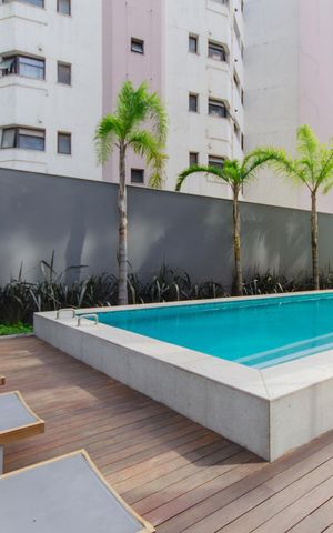 Studio para alugar com 35m², 1 quarto e sem vaga Studio para alugar com 35m², 1 quarto e sem vagaÁrea comum - Piscina