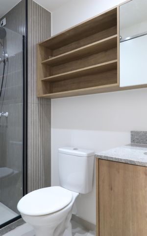 Apartamento para alugar com 27m², 1 quarto e sem vagaBanheiro