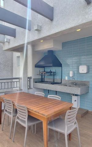 Apartamento para alugar com 27m², 1 quarto e sem vaga Apartamento para alugar com 27m², 1 quarto e sem vagaÁrea comum - Churrasqueira