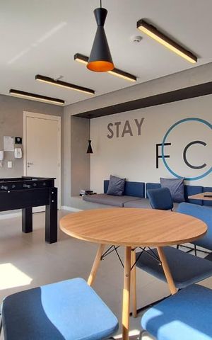 Apartamento para alugar com 27m², 1 quarto e sem vaga Apartamento para alugar com 27m², 1 quarto e sem vagaSalão de jogos