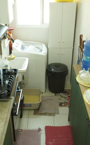 Apartamento à venda com 48m², 2 quartos e 1 vagaCozinha e Área de Serviço