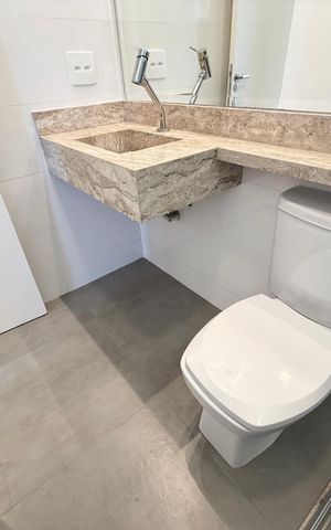 Apartamento à venda com 138m², 3 quartos e 2 vagas Apartamento à venda com 138m², 3 quartos e 2 vagasBanheiro
