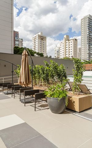 Apartamento para alugar com 30m², 1 quarto e sem vaga Apartamento para alugar com 30m², 1 quarto e sem vagaÁrea comum - Piscina