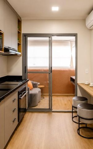Apartamento para alugar com 30m², 1 quarto e sem vaga Apartamento para alugar com 30m², 1 quarto e sem vagaCozinha