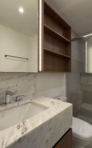 Apartamento para alugar com 41m², 1 quarto e 1 vaga Apartamento para alugar com 41m², 1 quarto e 1 vagaBanheiro