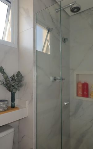 Apartamento à venda com 70m², 2 quartos e 2 vagasBanheiro da Suíte