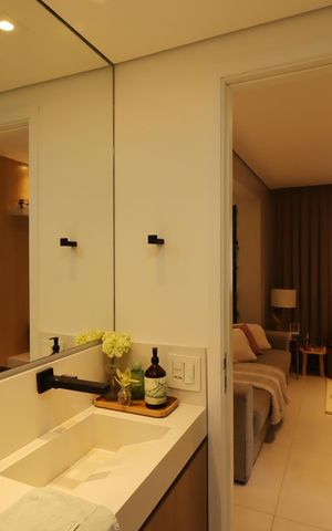 Apartamento à venda com 70m², 2 quartos e 2 vagasBanheiro Social
