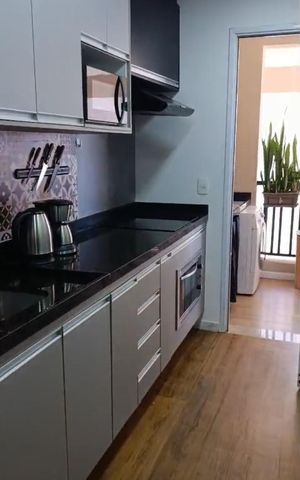 Apartamento à venda com 39m², 1 quarto e 1 vaga Apartamento à venda com 39m², 1 quarto e 1 vagaCozinha
