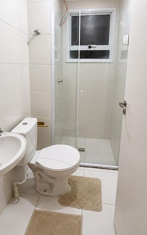 Apartamento para alugar com 51m², 2 quartos e 2 vagas Apartamento para alugar com 51m², 2 quartos e 2 vagasBanheiro