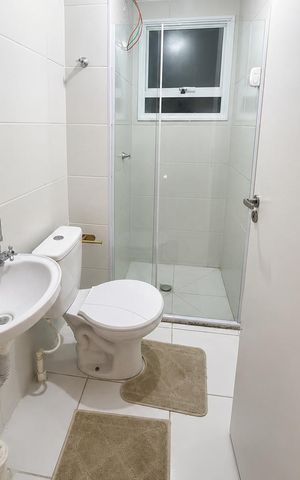Apartamento para alugar com 51m², 2 quartos e 2 vagas Apartamento para alugar com 51m², 2 quartos e 2 vagasBanheiro
