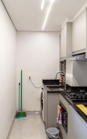 Apartamento para alugar com 36m², 2 quartos e sem vagaCozinha e Área de Serviço