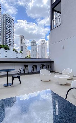 Studio à venda com 36m², 1 quarto e sem vaga Studio à venda com 36m², 1 quarto e sem vagaÁrea comum - Salão de festas