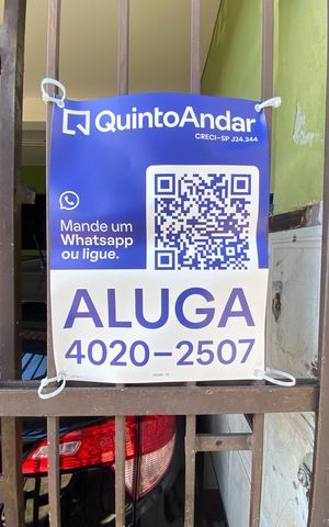 Casa para alugar com 20m², 1 quarto e sem vaga Casa para alugar com 20m², 1 quarto e sem vagaPlaca