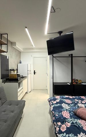 Studio à venda com 23m², 1 quarto e sem vaga