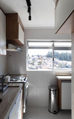Apartamento à venda com 52m², 2 quartos e 1 vagaCozinha - Armários / Área de Serviço