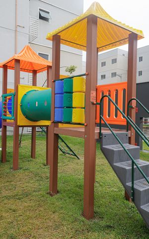 Apartamento para alugar com 45m², 2 quartos e 1 vaga Apartamento para alugar com 45m², 2 quartos e 1 vagaÁrea comum - Playground
