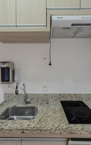 Studio à venda com 25m², 1 quarto e 1 vaga