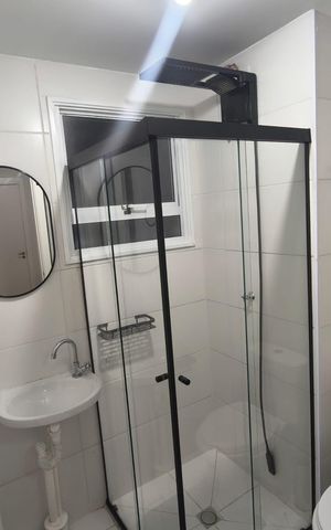 Apartamento para alugar com 51m², 2 quartos e 2 vagas Apartamento para alugar com 51m², 2 quartos e 2 vagasBanheiro social