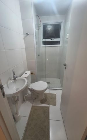 Apartamento para alugar com 51m², 2 quartos e 2 vagas Apartamento para alugar com 51m², 2 quartos e 2 vagasBanheiro social