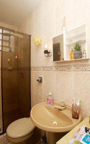 Studio à venda com 45m², 1 quarto e sem vagaBanheiro