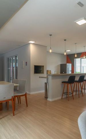 Apartamento para alugar com 44m², 2 quartos e 1 vagaÁrea comum - Salão de festas