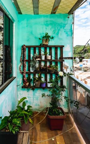Casa à venda com 80m², 3 quartos e 1 vagaVaranda do quarto 2