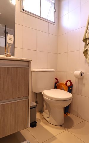 Apartamento à venda com 50m², 2 quartos e 1 vaga Apartamento à venda com 50m², 2 quartos e 1 vagaBanheiro