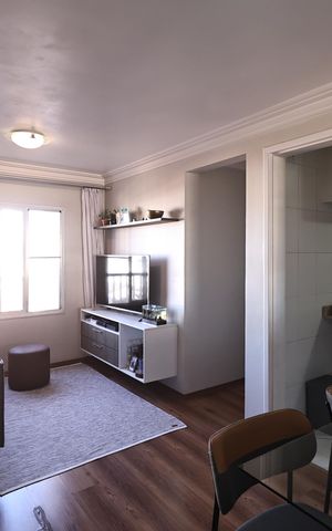 Apartamento à venda com 50m², 2 quartos e 1 vaga Apartamento à venda com 50m², 2 quartos e 1 vagaSala