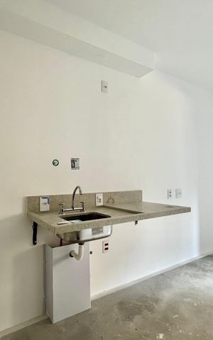 Studio à venda com 24m², 1 quarto e sem vagaCozinha
