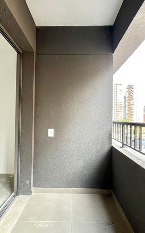 Studio à venda com 24m², 1 quarto e sem vagaVaranda
